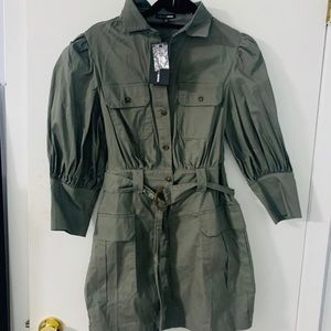 New Army Green dress with Tags